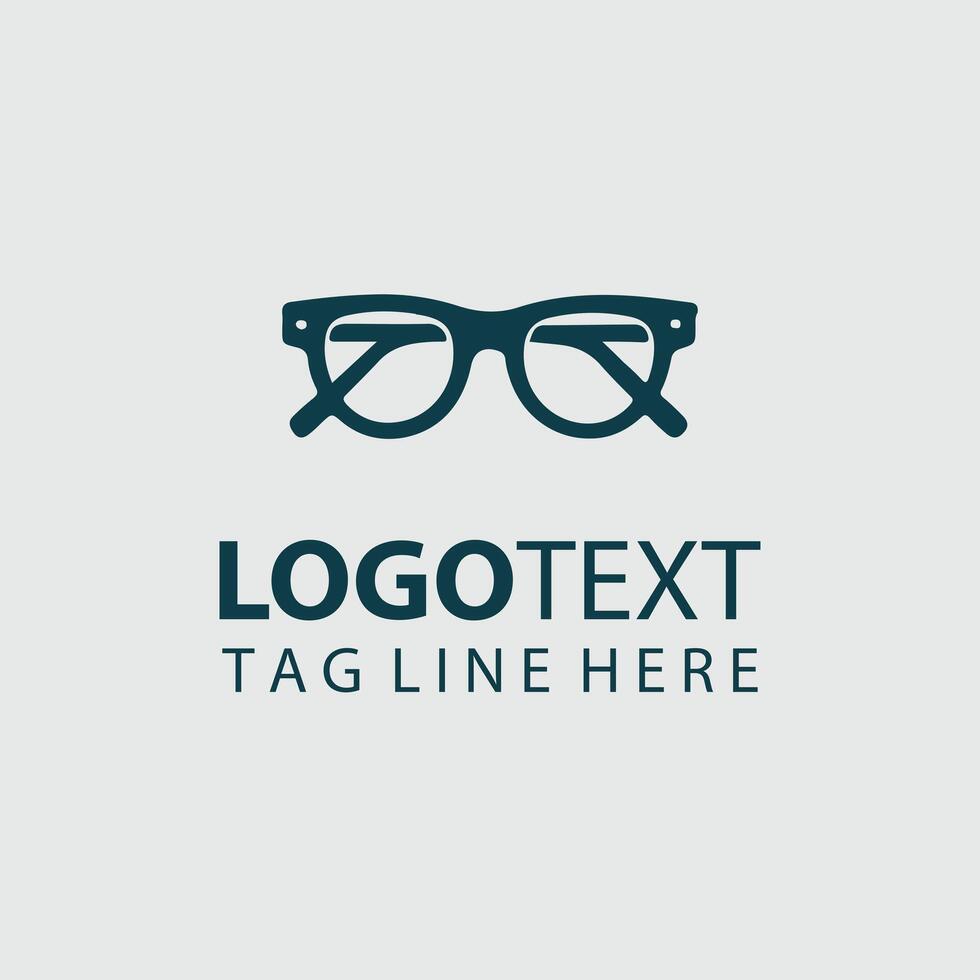 Gaze Frame Eyewear Glasses Design vector