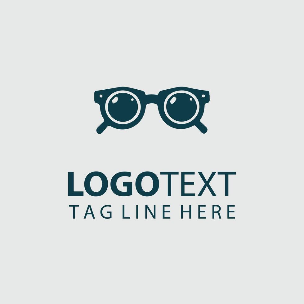Clear Vista Frames Eyewear Glasses Logo Design vector