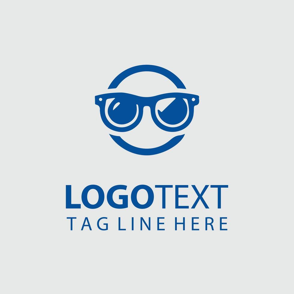 Frame Finesse Eyewear Glasses Logo Design vector