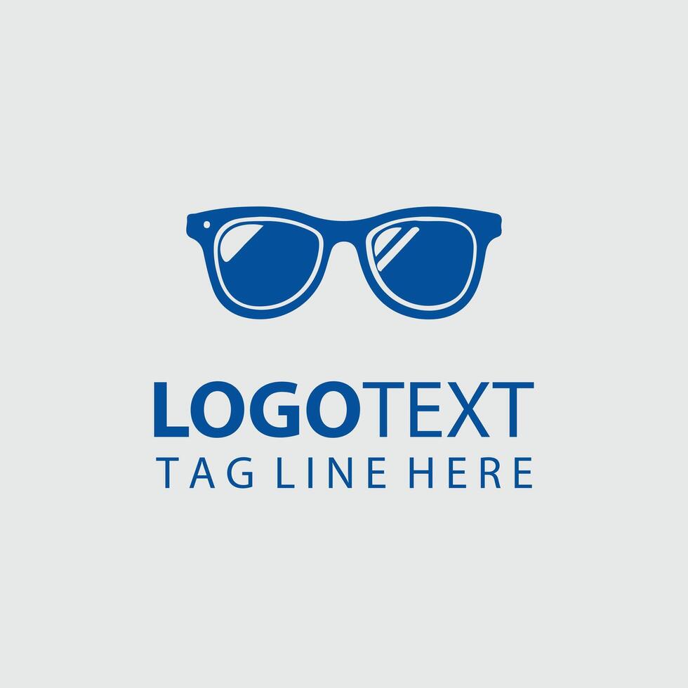 Sight Pulse Eyewear Glasses Logo Design vector