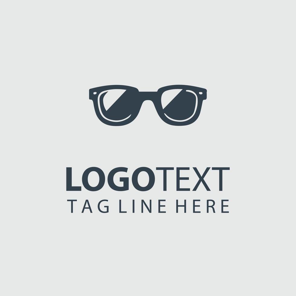 Edge Sight Eyewear Glasses Logo Design vector