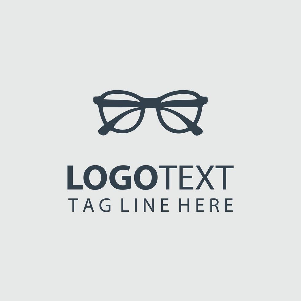 Blink Focus Eyewear Glasses Logo Design vector