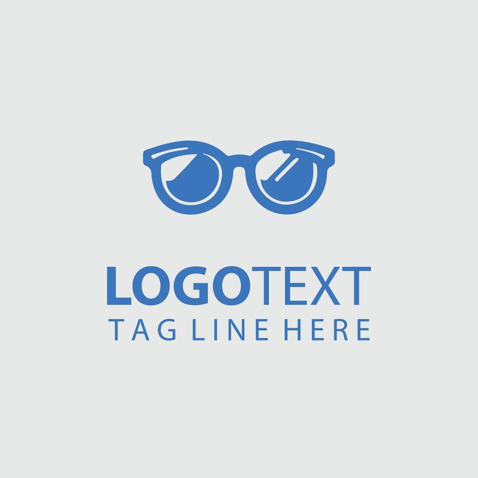 Frame Aura Eyewear Glasses Logo Design vector
