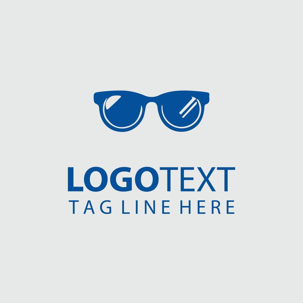 Crystal Frame Eyewear Glasses Logo vector