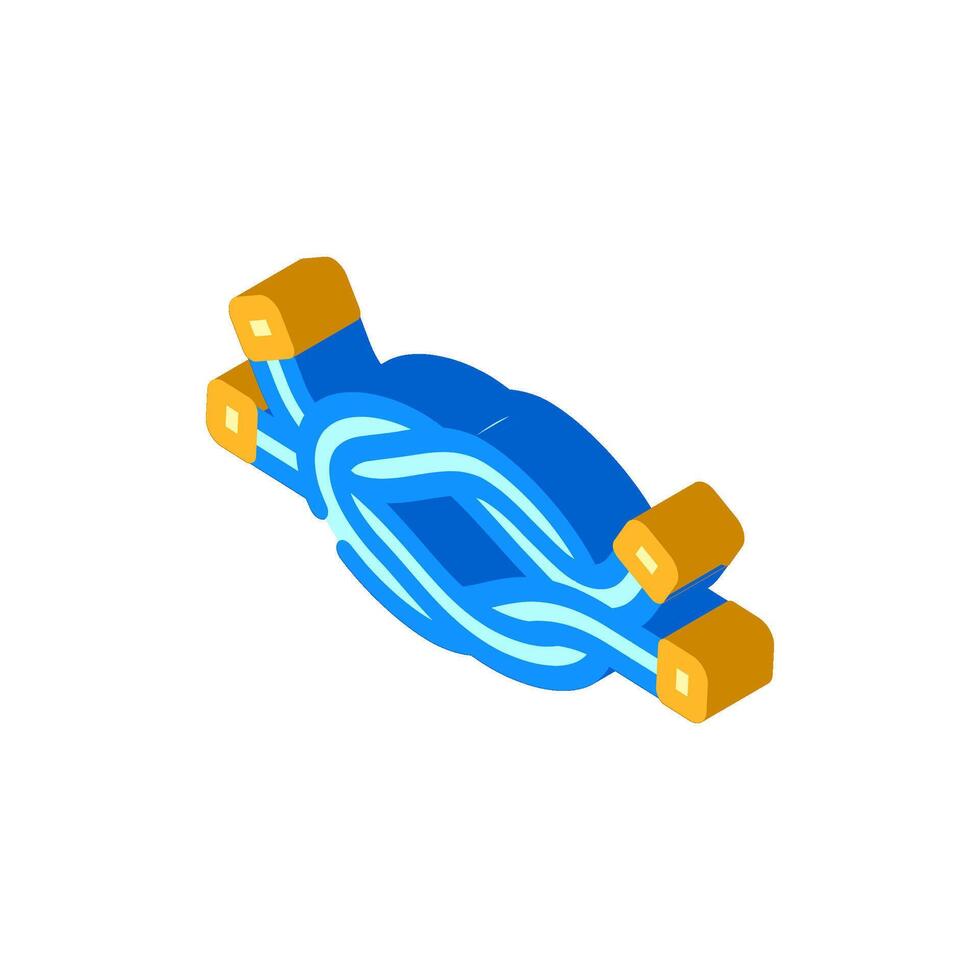 square knot nautical isometric icon illustration vector