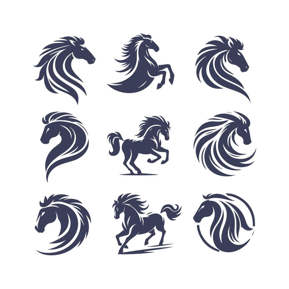Stallion Rise Collection Logo vector