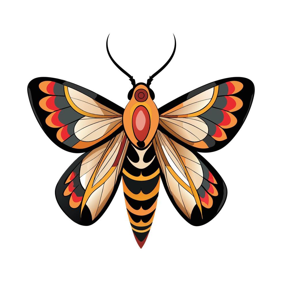 Biston Betularia Artistic Graphic Design vector