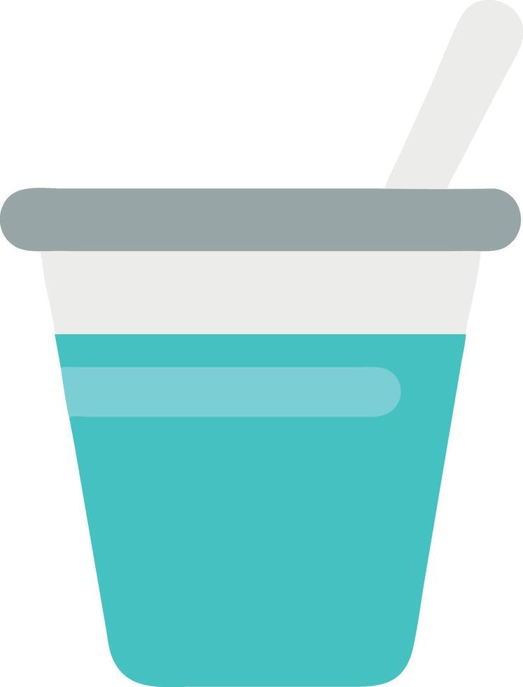 Minimalist Yogurt Design with Simple, Clean Shape and Subtle Details vector