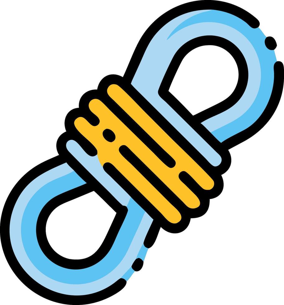 Textured Cotton Rope Design with Soft, Flexible Weave vector