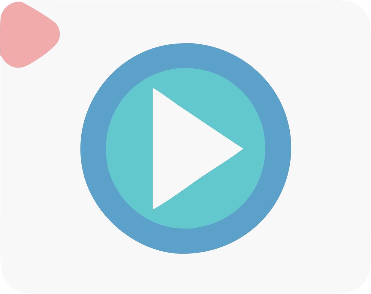 High-Tech Play Button Design with 3D Elements and Interactive Feel vector