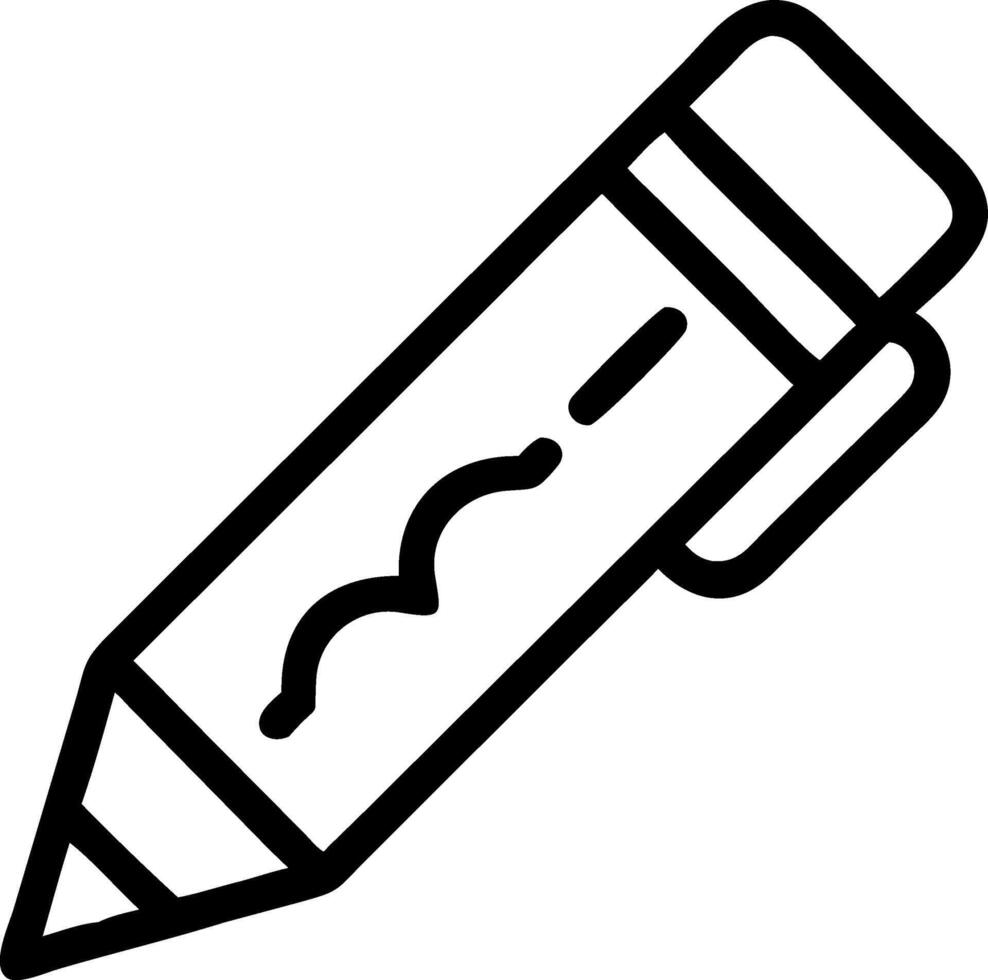 Luxury Pencil Design with Polished Wood and Metallic Accents vector