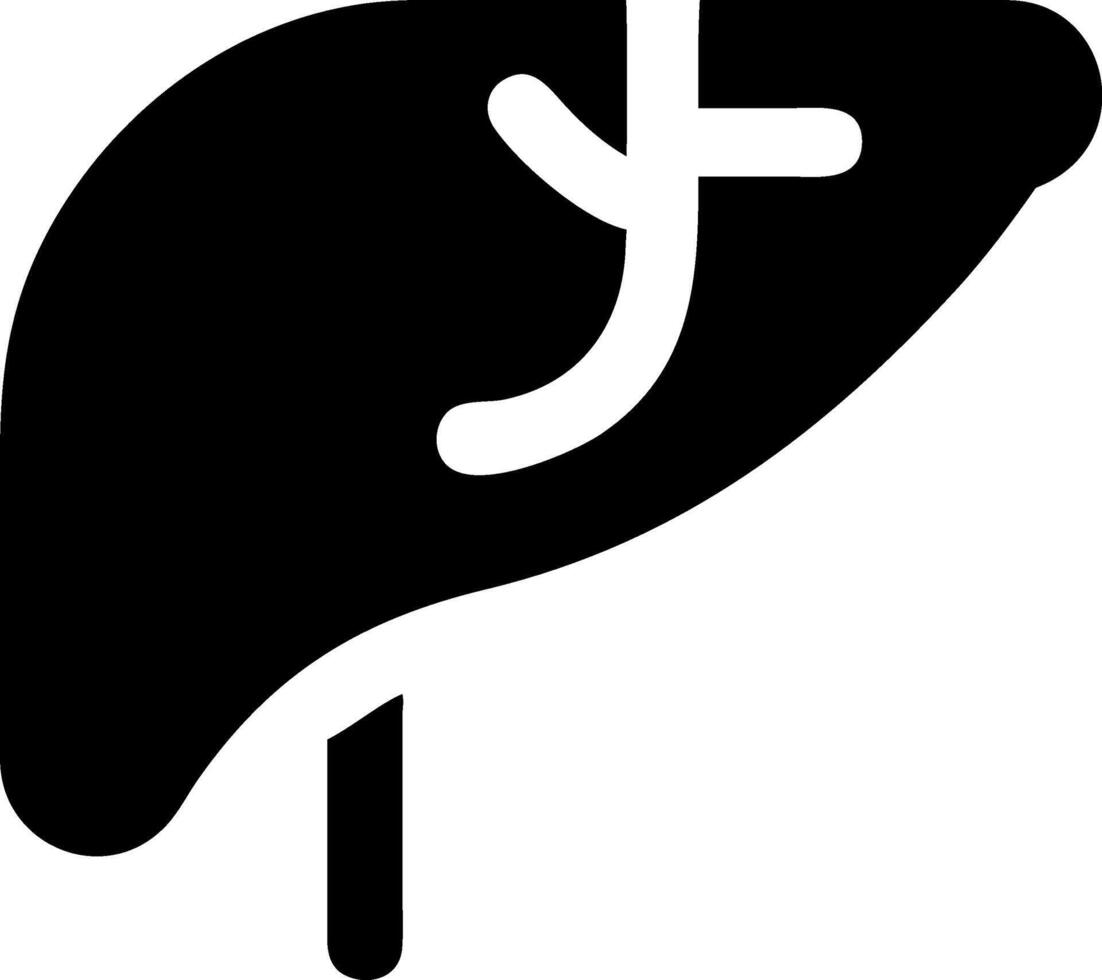 Liver Design with Organic Flow and Bold Lines vector