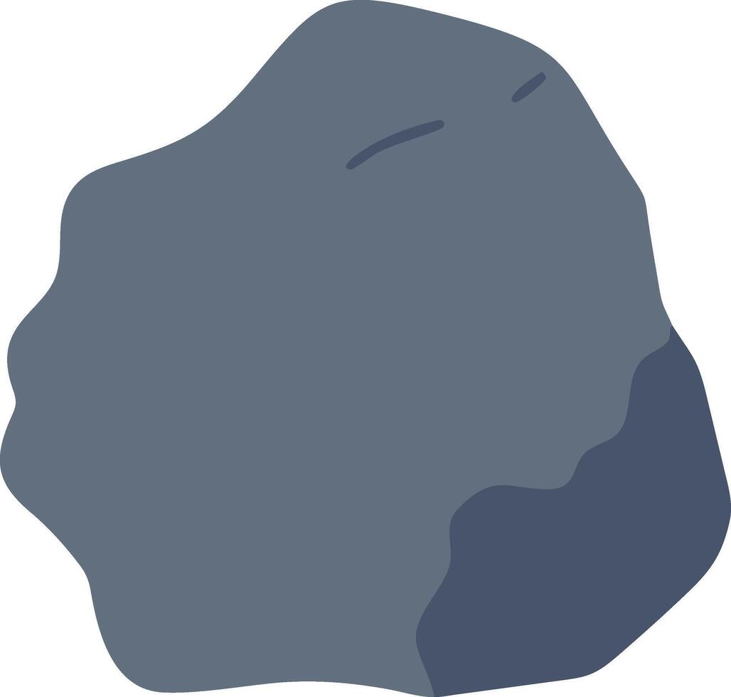 Smooth Large Rock with Polished Finish and Subtle Veining vector