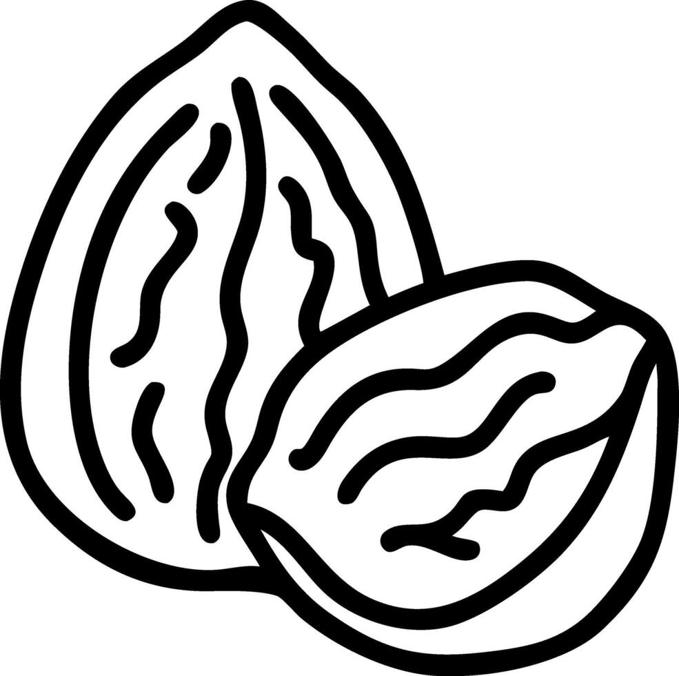 Hand-Picked Walnuts in a Decorative Wooden Bowl vector