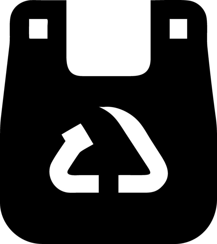 Custom Printed Plastic Bag Design Concept vector
