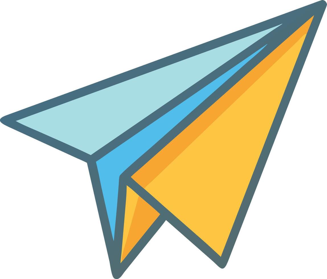 Creative Paper Plane Concept vector