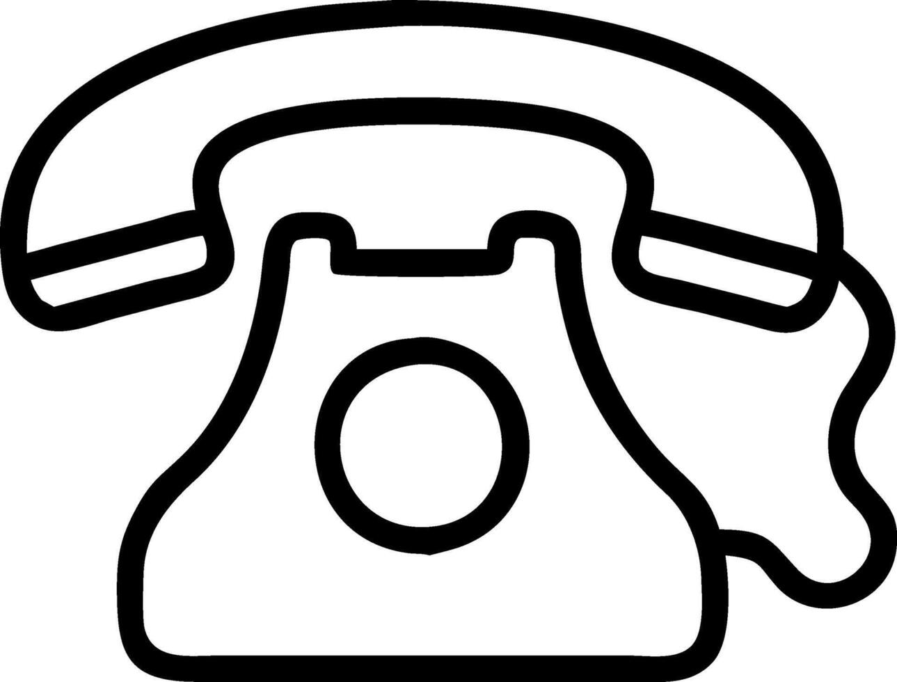 Timeless Antique Telephone Aesthetic vector