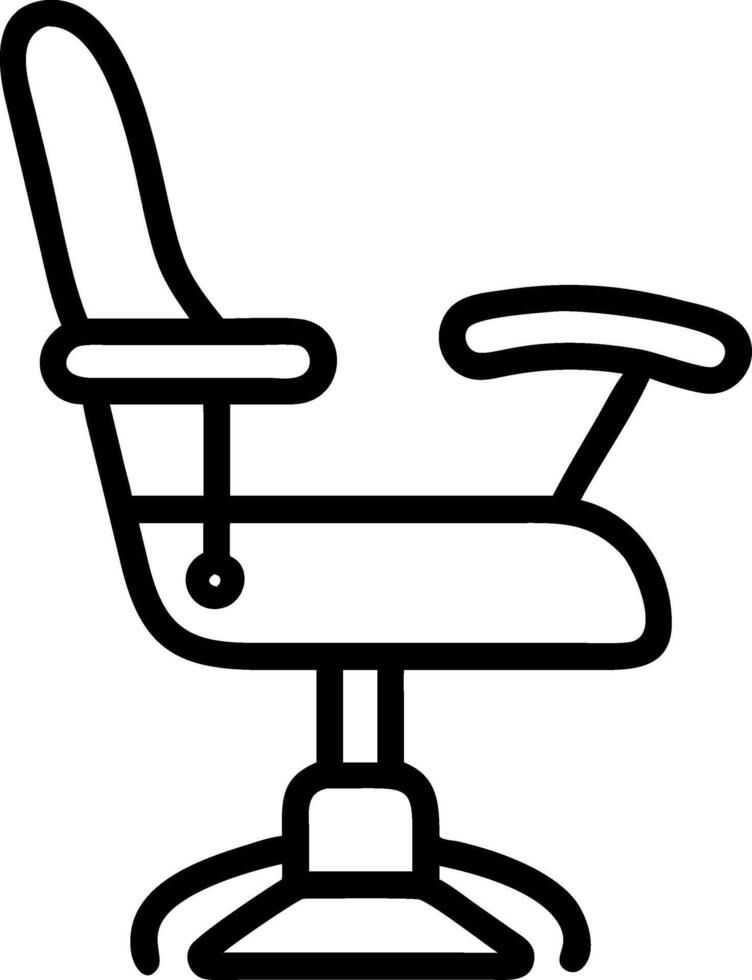 Classic Old Chair with Intricate Details vector