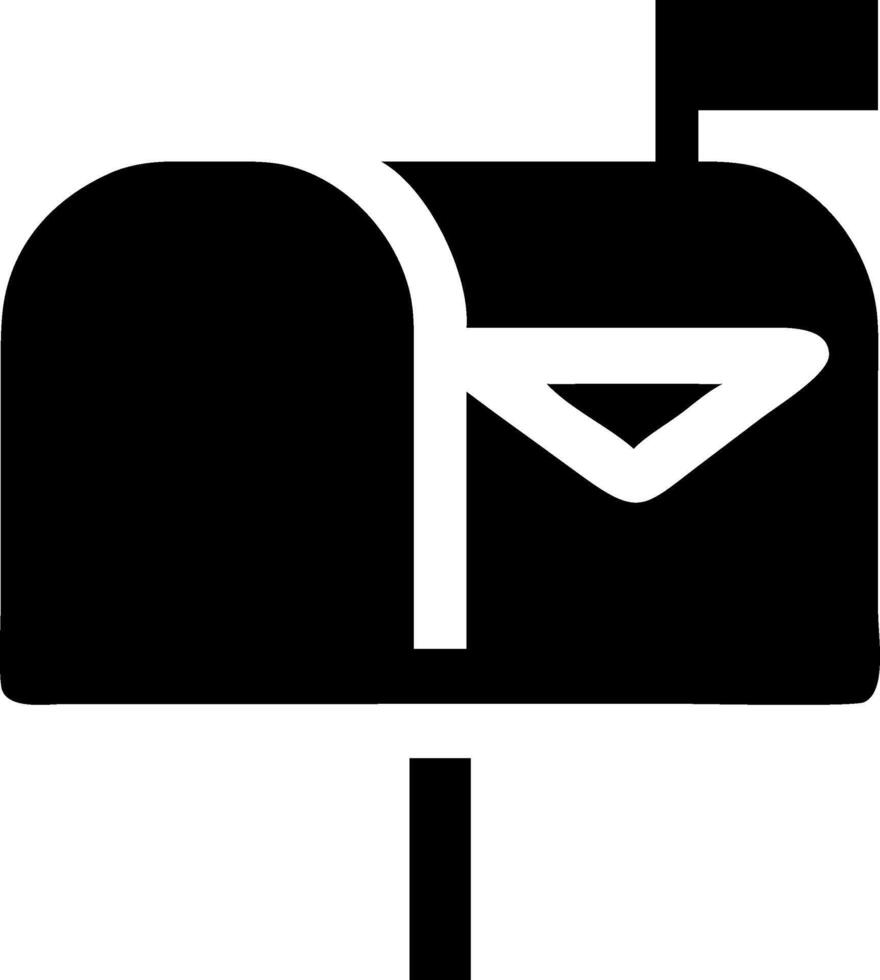 Minimalist Mailbox Design vector