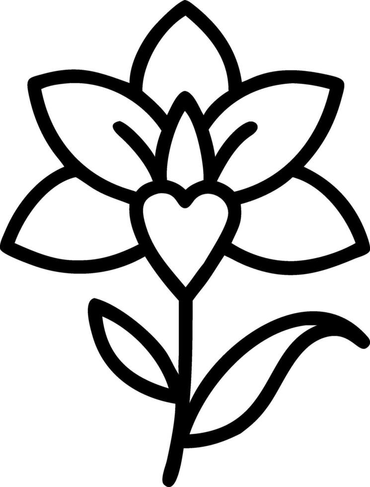 Elegant Lily Petals Art vector