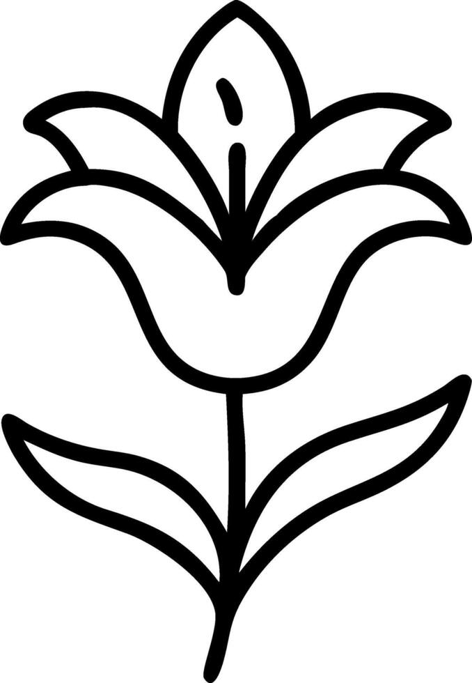 Vibrant Lily Blossom Design vector
