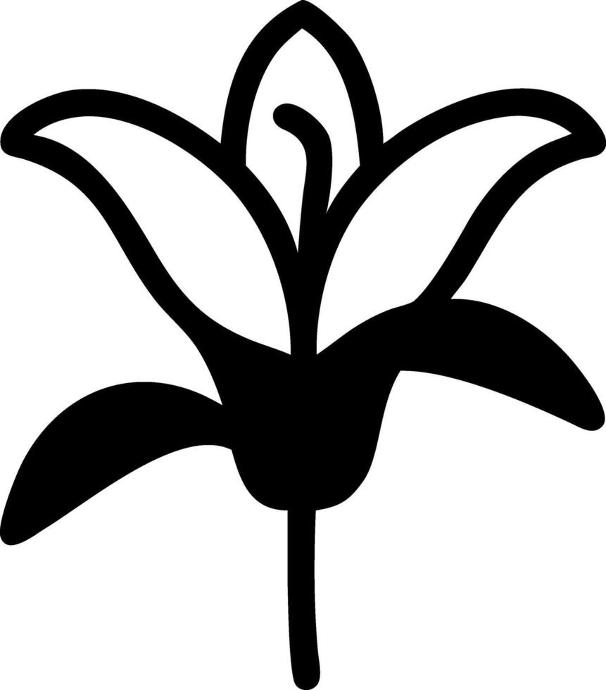 Artistic Lily Design vector