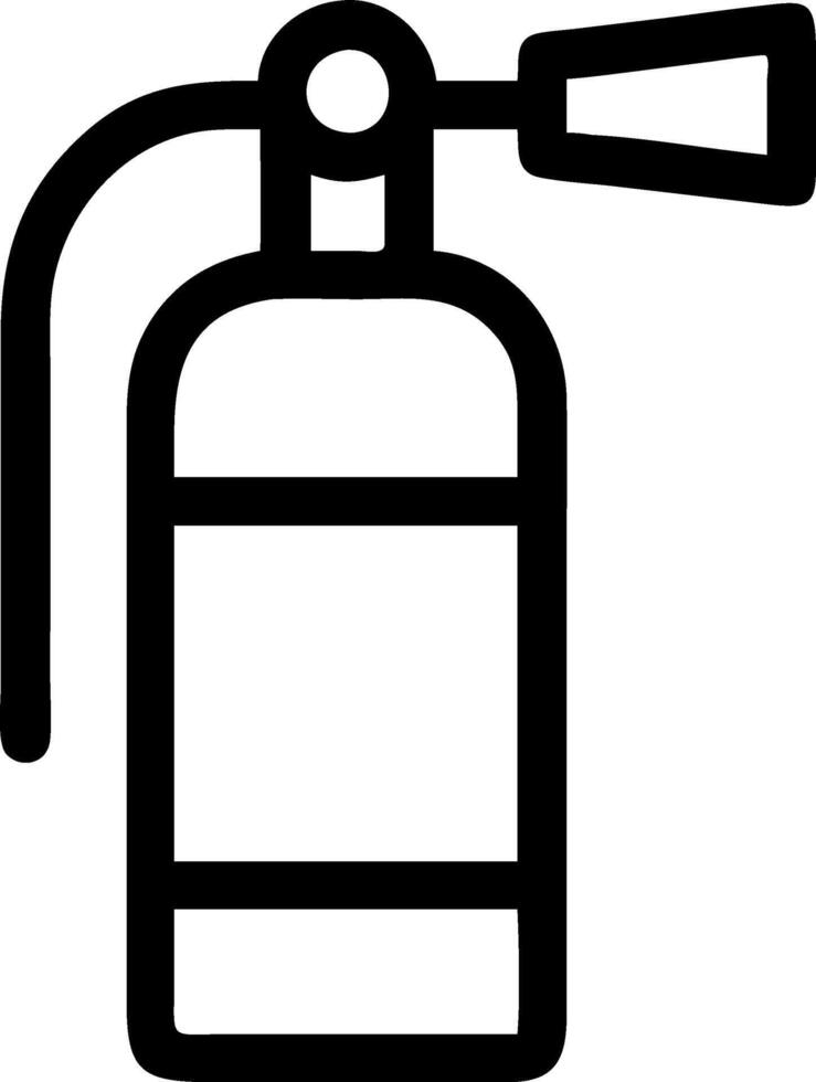 Modern Fire Extinguisher Concept with Clean Lines vector