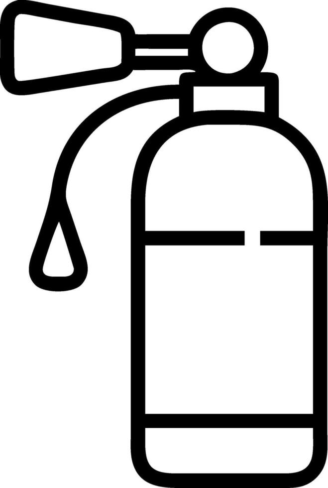 Realistic Fire Extinguisher Artwork vector
