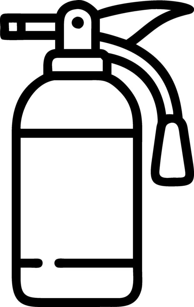 Hand-Drawn Fire Extinguisher Sketch vector