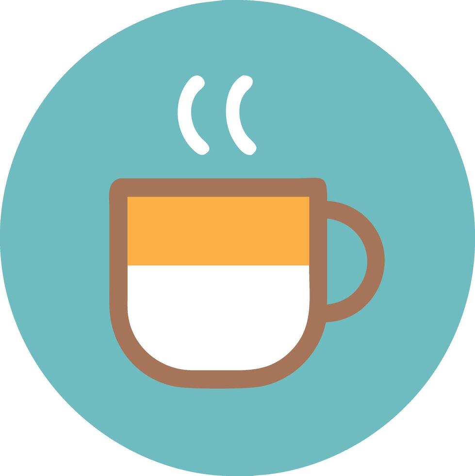 Modern Coffee Design with Bold Shapes vector