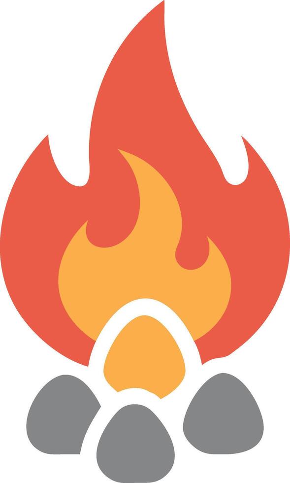 Intense Burning Ember Artwork vector