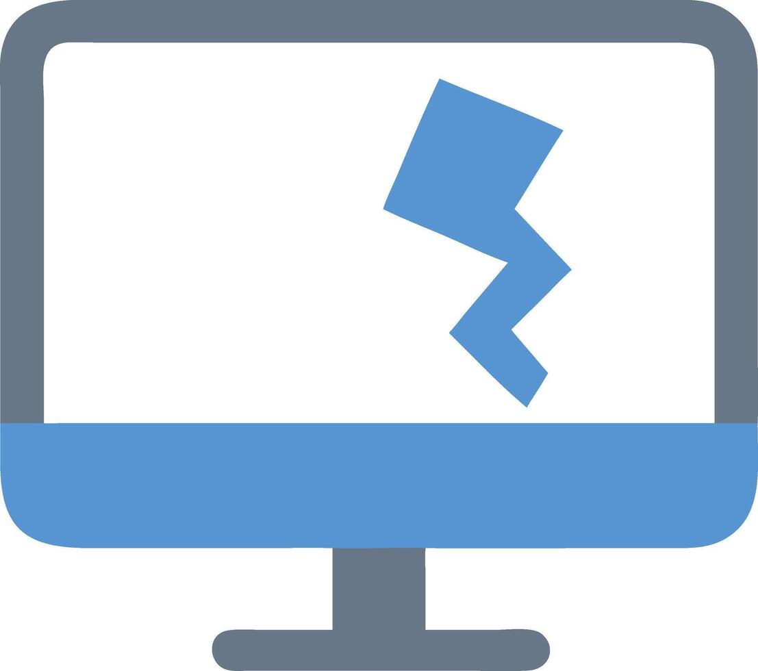 System Error Computer Concept vector