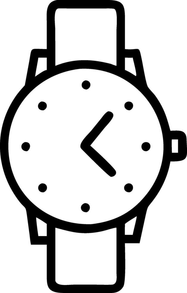 Classic Wrist Watch Style vector
