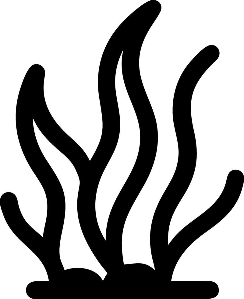Flowing Seaweed Design Style vector