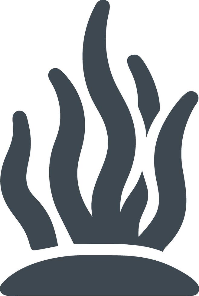 Minimalist Seaweed Design vector