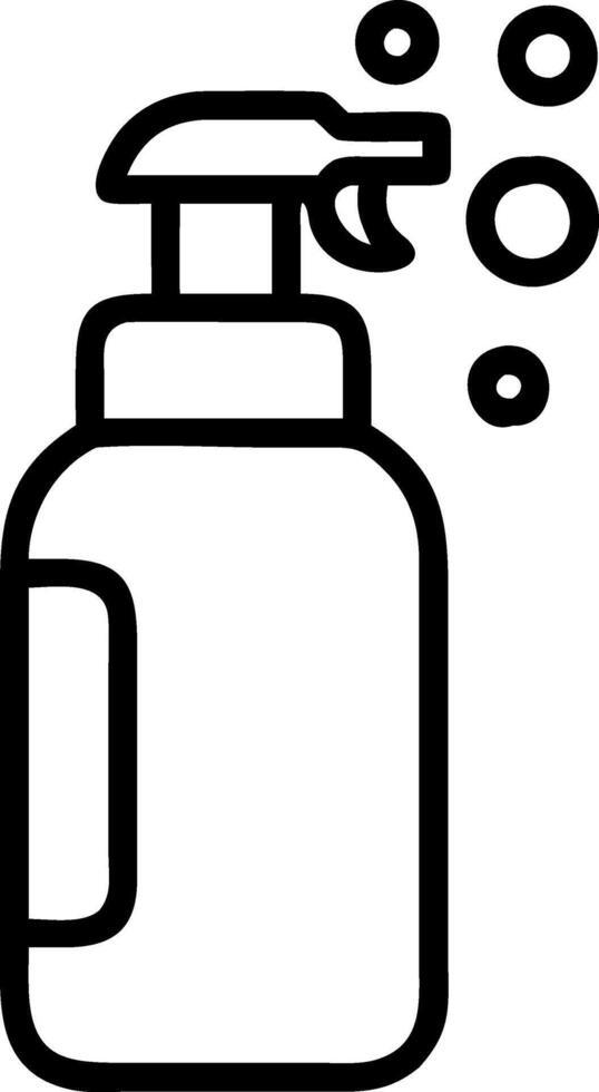 Hand-Drawn Foaming Bottle Sketch vector