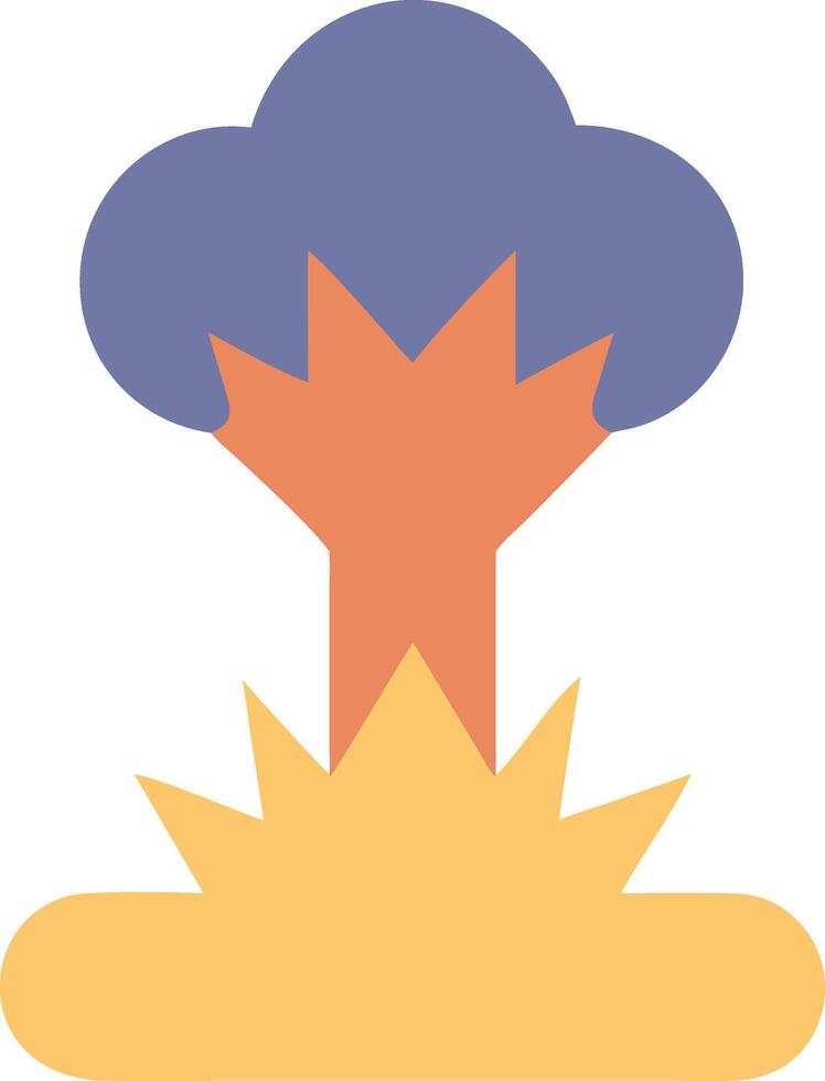 Minimalist Explosion Symbol Design vector