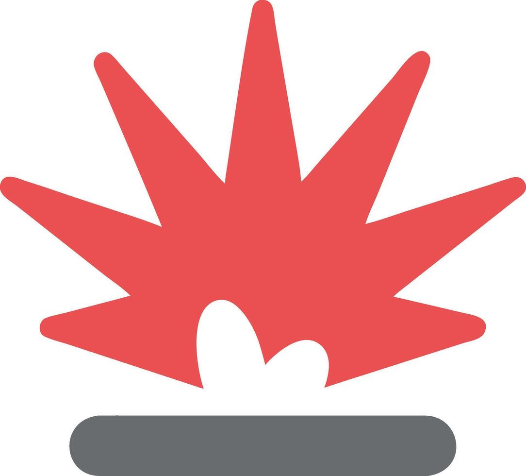 Bold Explosion Icon Design vector