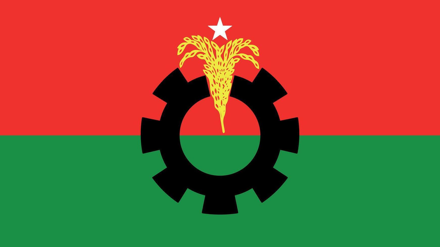 Bangladesh Nationalist Party Flag High Quality Flag Clipart, Flag Icon, Illustration, Premium Quality Digital Download vector