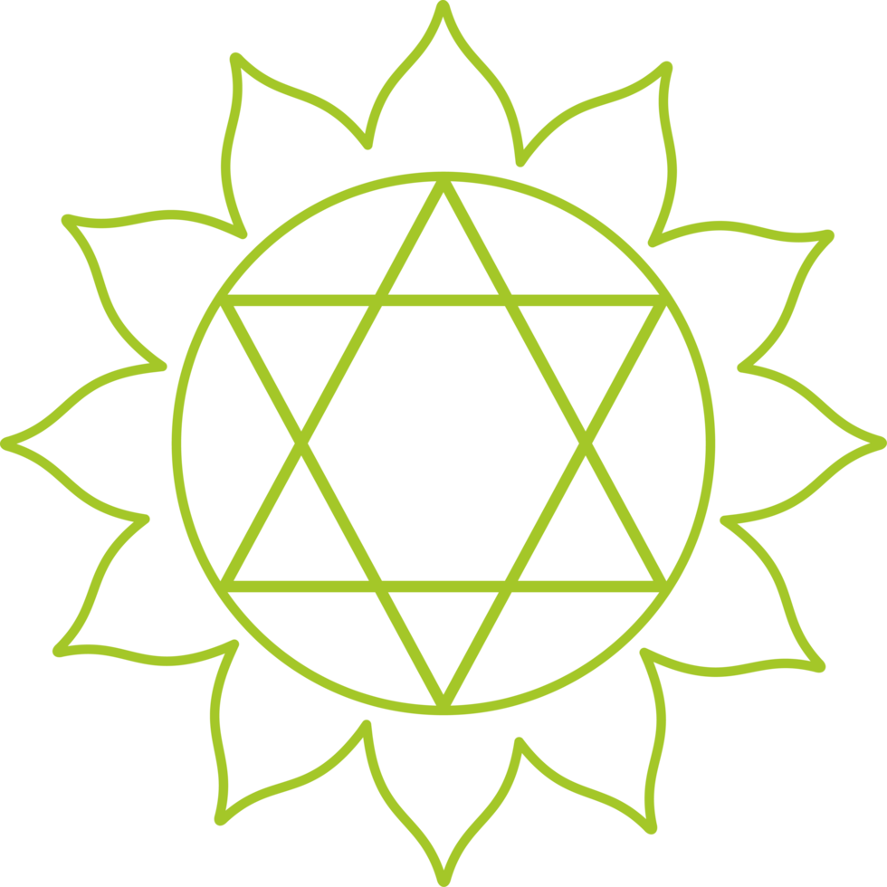 anahata heart chakra sign png