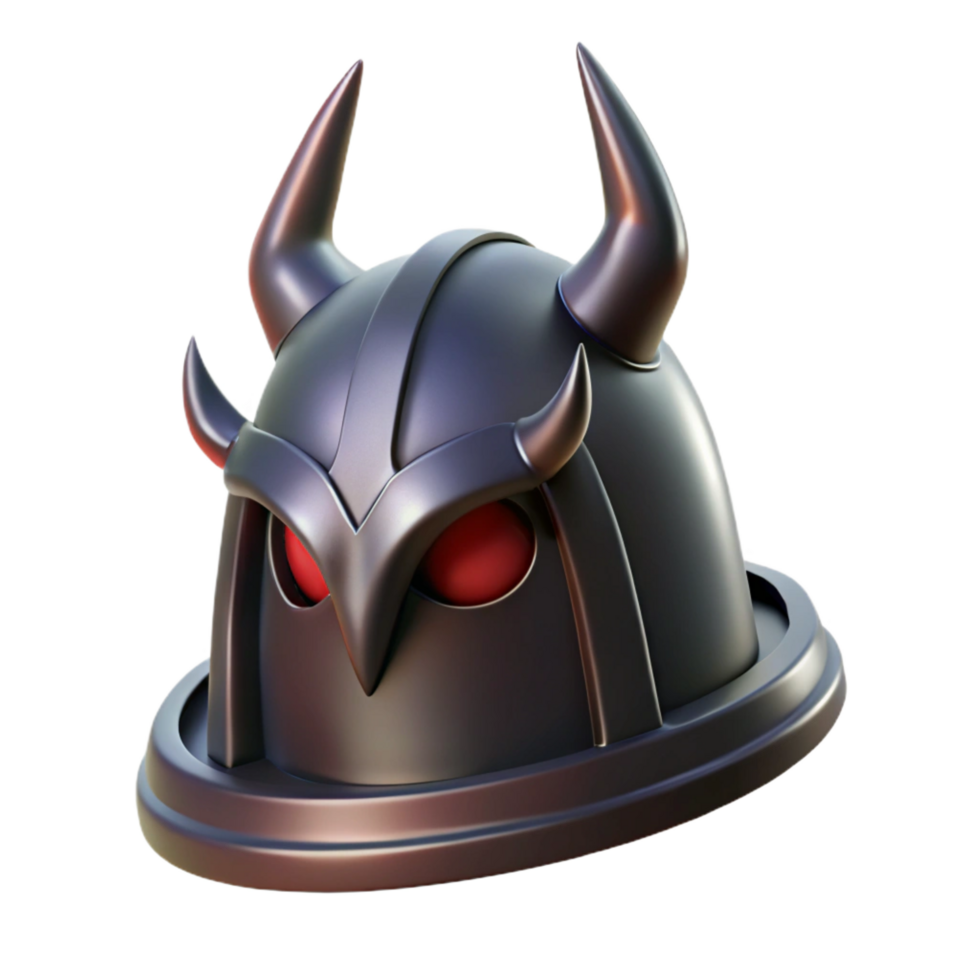 wonderful creative Helm of Darkness, Hades's helmet, granting invisibility, shadowy, high resolution png