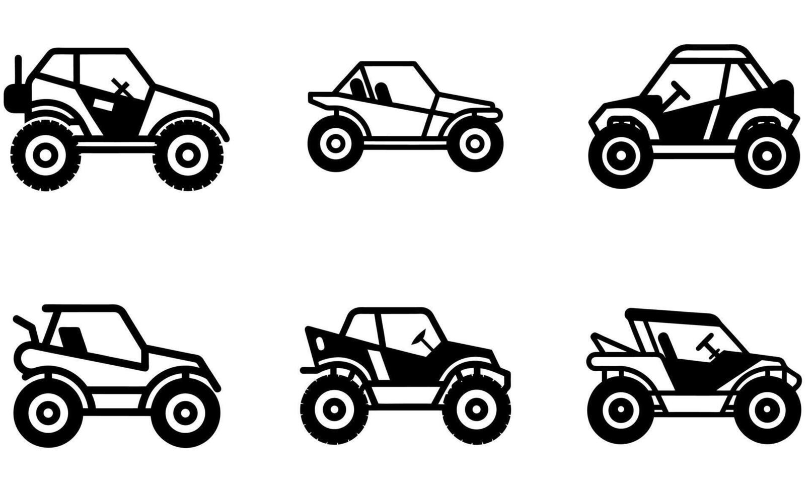 Off-Road Dune Buggy design vector