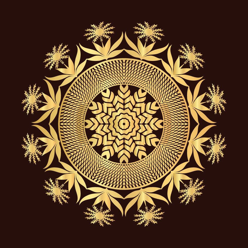 This mandala can be used wall-mate,Bed-sheet ,Wedding card, Interior design. vector