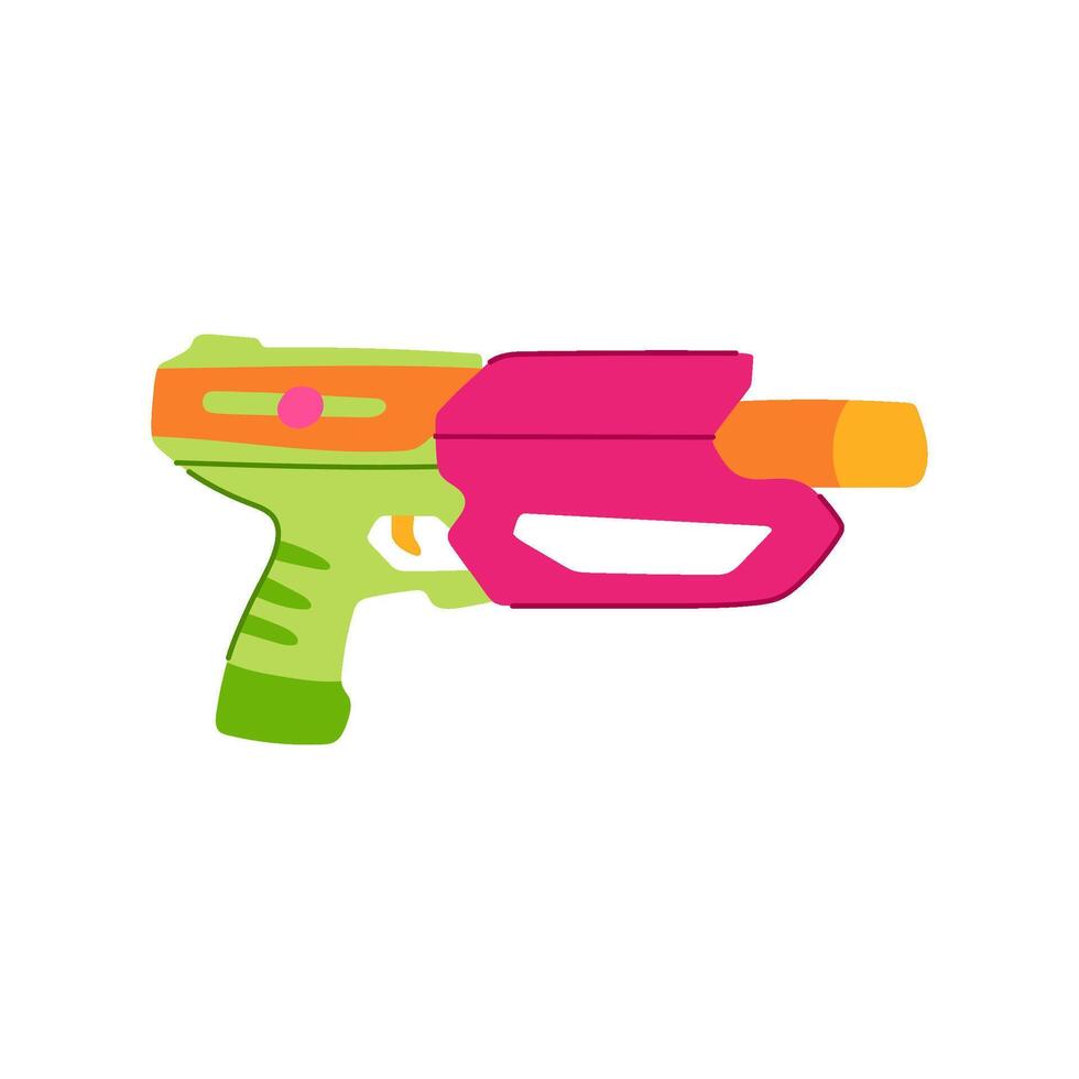 accustrike nerf gun toy cartoon illustration vector