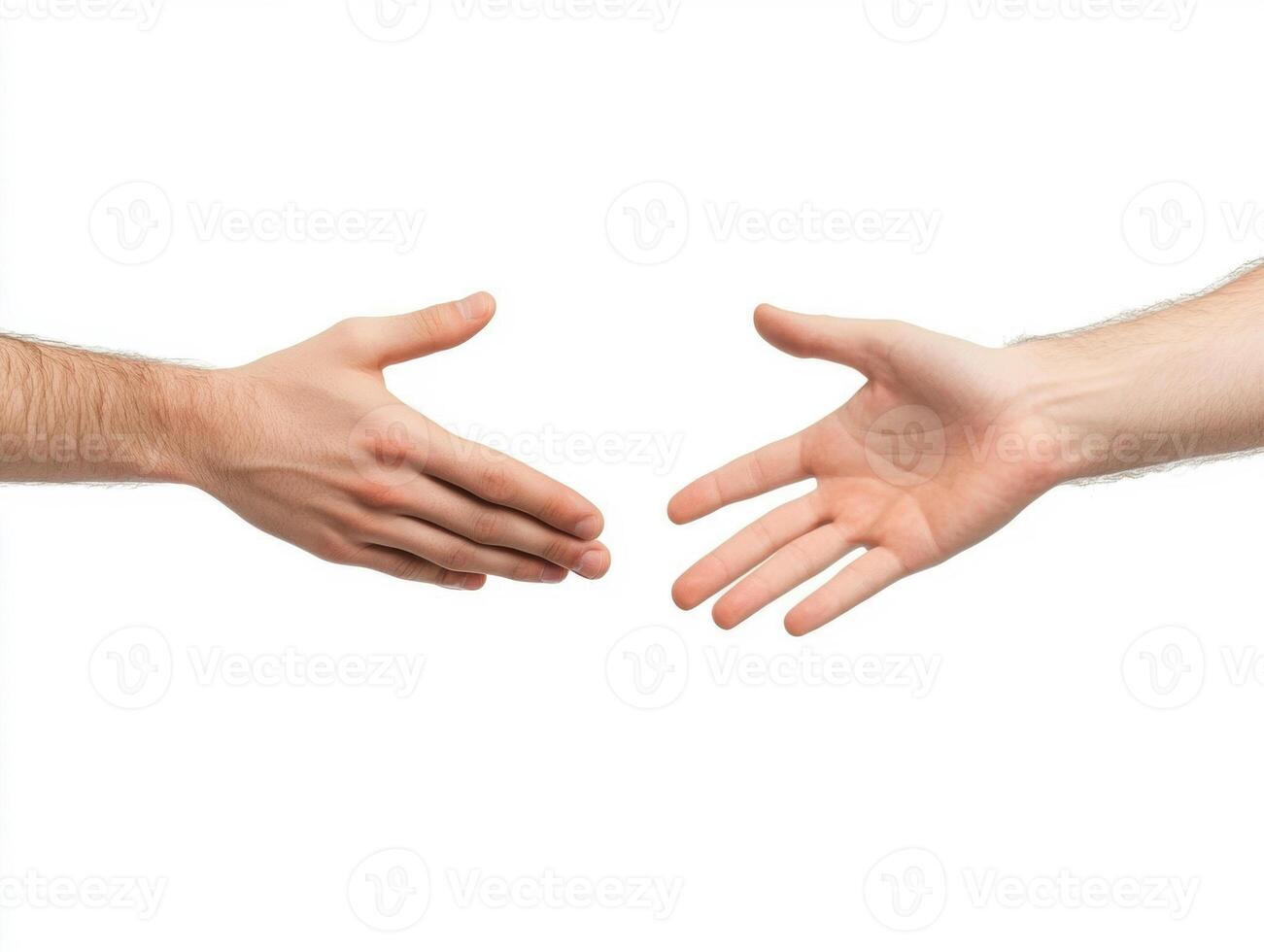 Hands reaching out to connect in a gesture of unity and cooperation photo