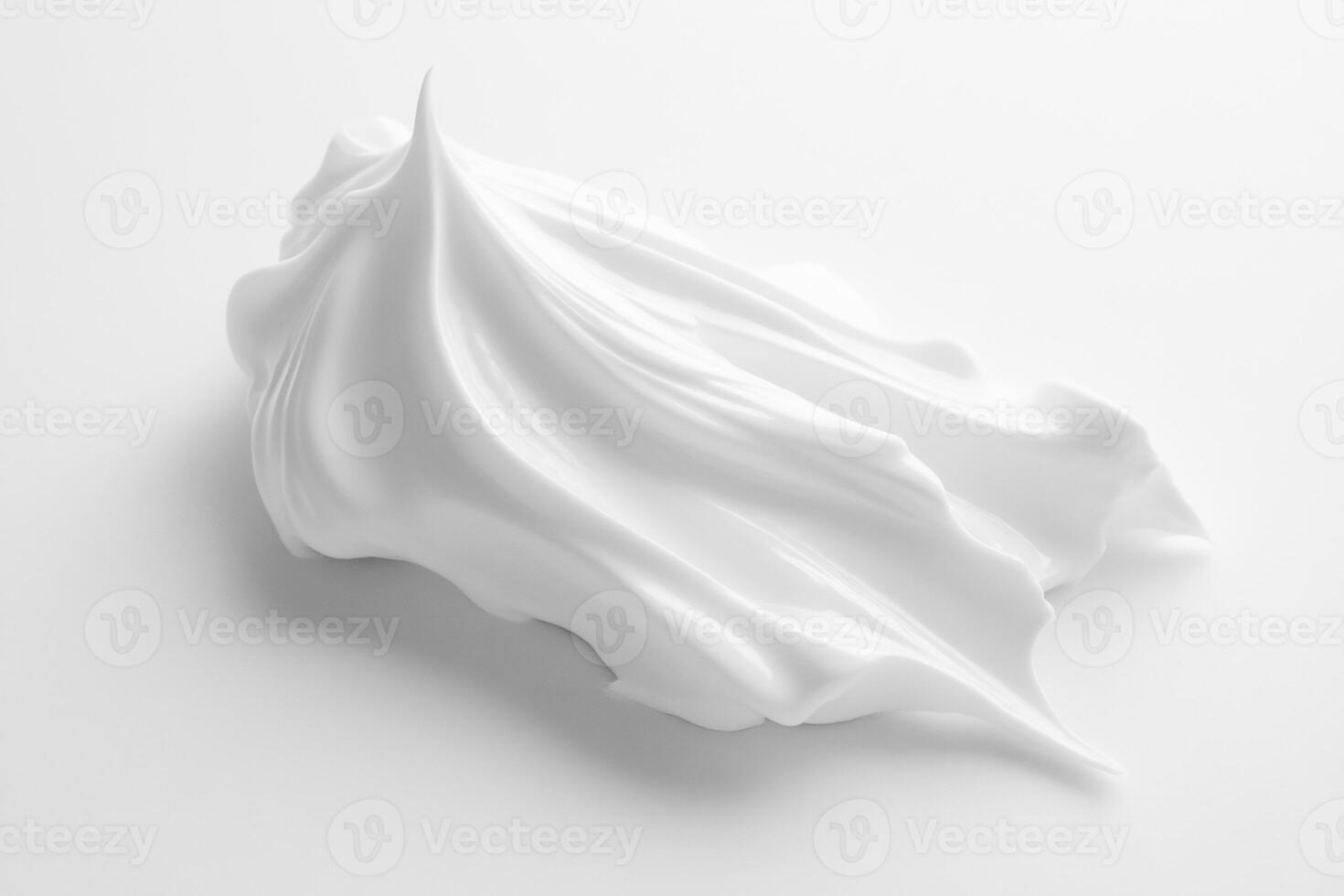 Whipped cream texture displayed on a smooth surface photo