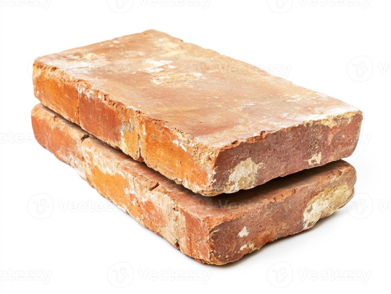 Stack of aged bricks showcasing rustic texture and warmth photo
