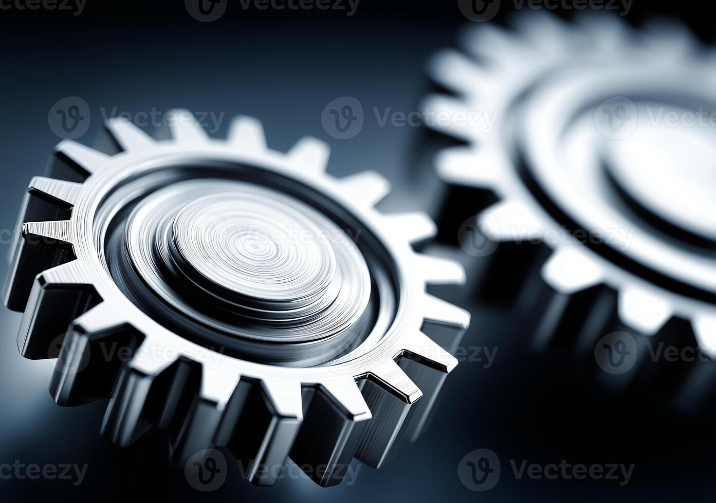 Settings gear icon on a blurred app dashboard featuring a modern user interface in high-resolution quality. settings gear icon is displayed on a neutral blurred app dashboard, user-friendly navigation photo