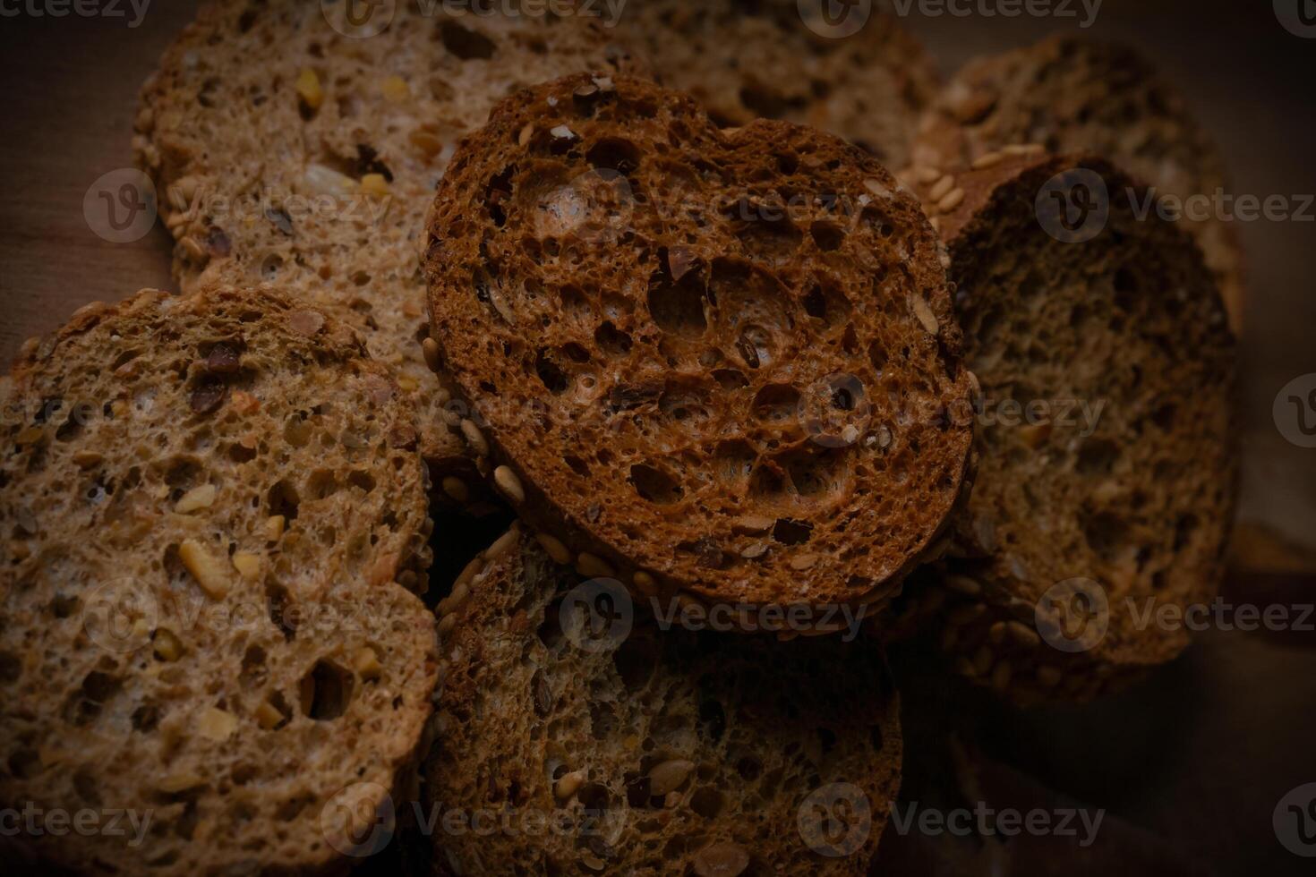 A close up of a loaf of bread photo
