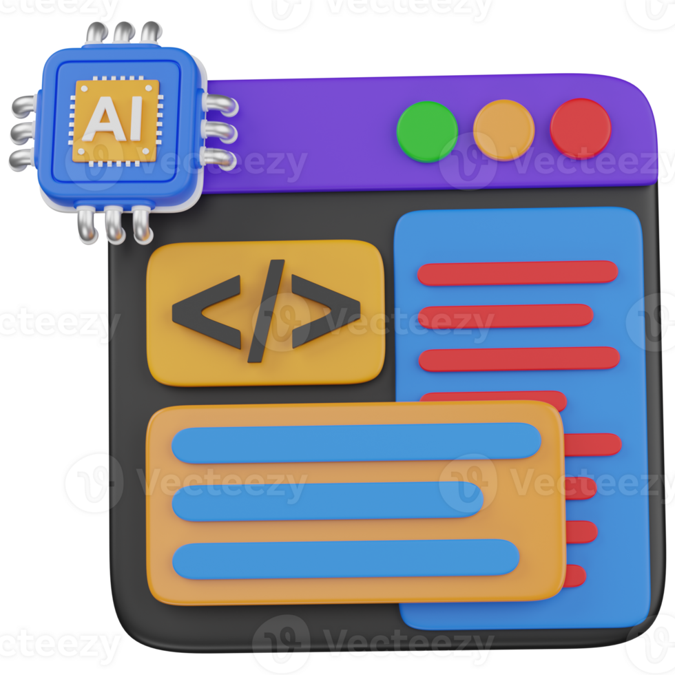 AI-Powered Coding and Web Development png